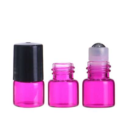 Pink 1ml essential oil sample roll on empty bottles