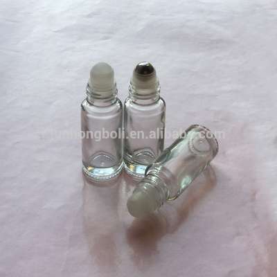 5ML deodorant roll on packaging glass perfume oil roller bottle 5ML thick bottom roller ball bottle wholesale