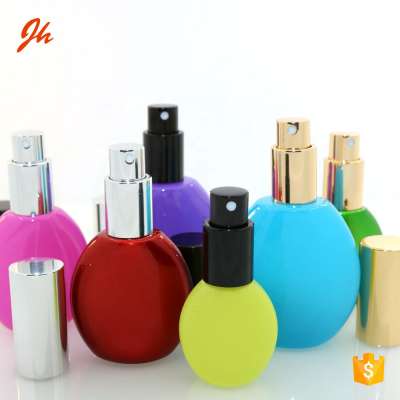 round glass perfume bottle spray 50 ml, glass bottle perfume 30 ml  empty bottle for diffuser