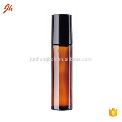 Amber Glass Roll On Bottles 10ml Essential Oil Perfume Roller Vials With Roller Ball