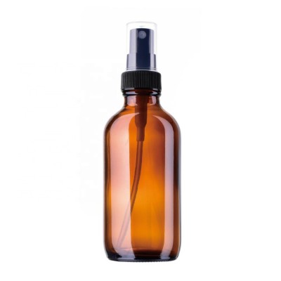 Junhong amber glass essential oil bottles 100 ml spray bottle black fine mist spray 100ml glass spray bottle